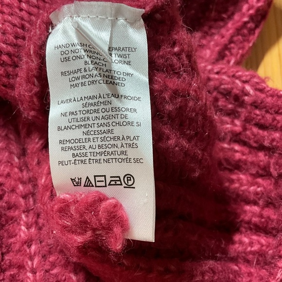 ANTHROPOLOGIE Acrylic Nylon Alpaca Blend Ramona Cable Knit V-Neck Sweater Sz S - Picture 9 of 12